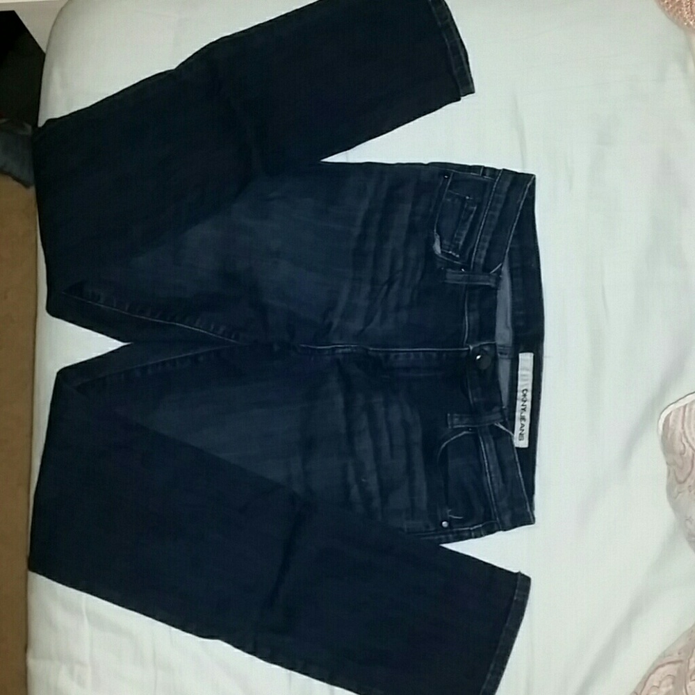 Dark wash boot leg DKNY jeans